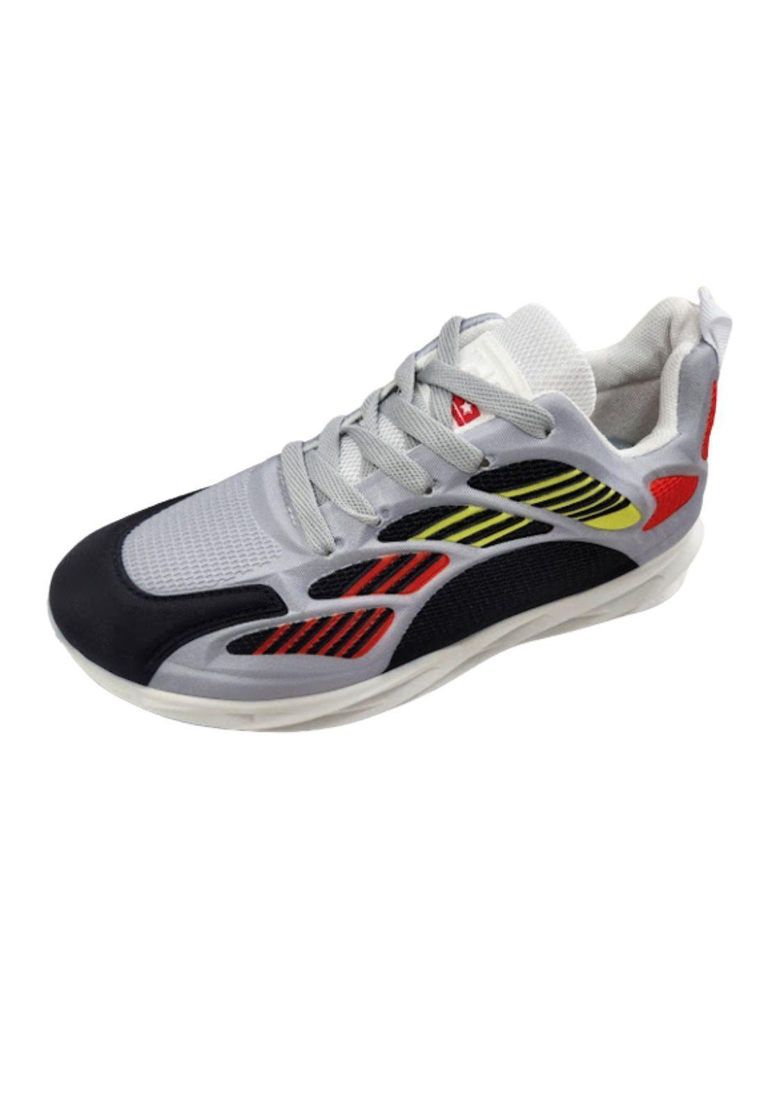 Zapatilla Urbana Hombre Gris Alta Calidad-0