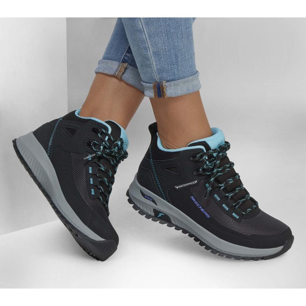 Zapatilla Mujer Arch Fit Discover Negro Skechers-1