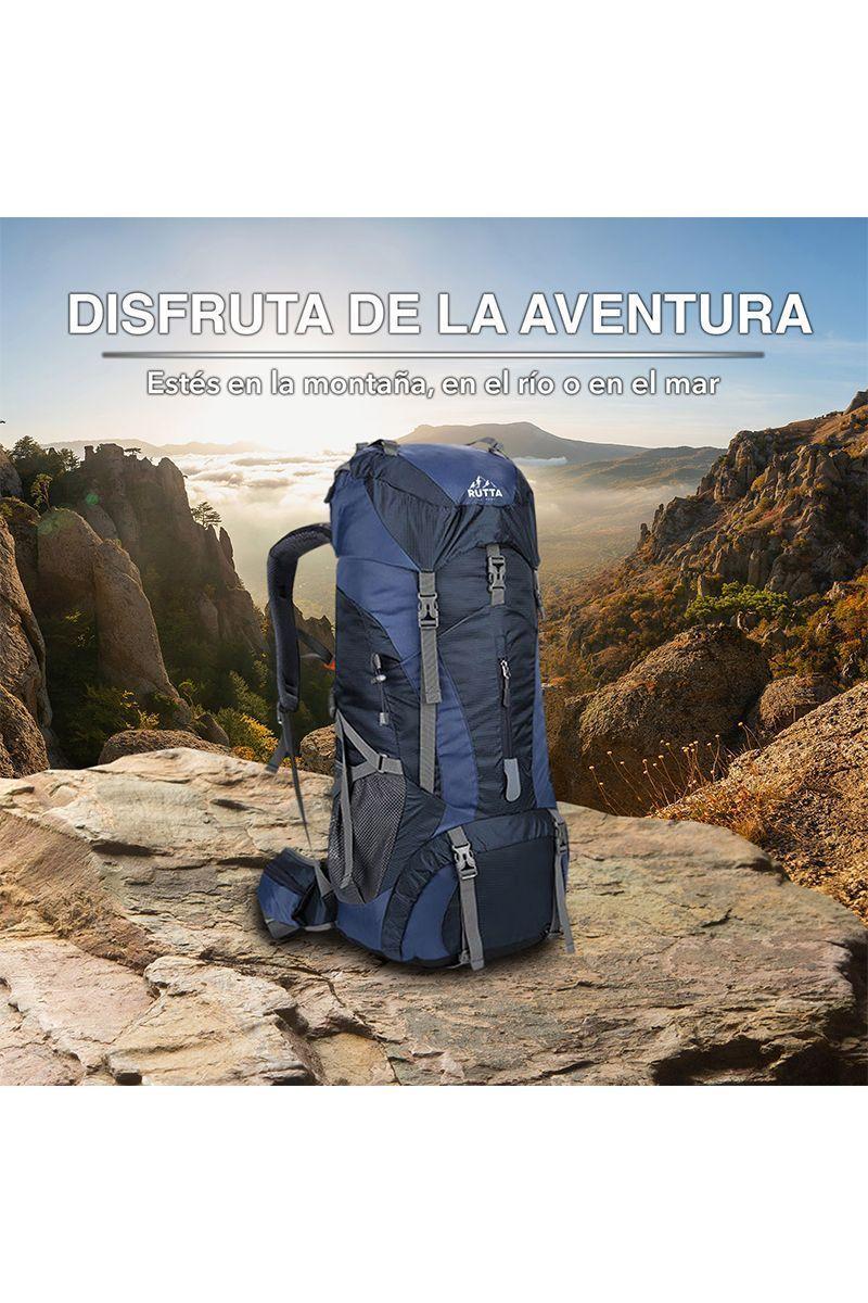 Mochila Outdoor 75 Litros Azul-4