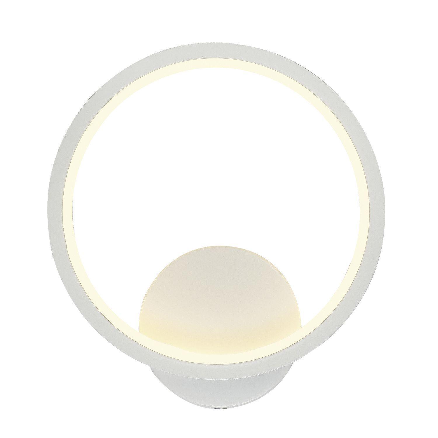 Apliqué De Pared LED Circular 12W Blanco Elegante-1