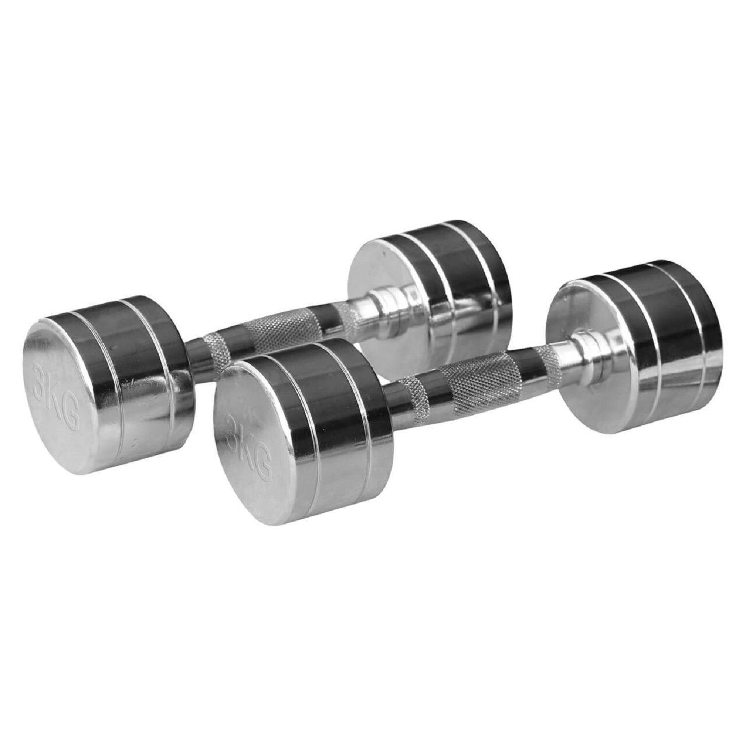 Pack 24KG Mancuernas Cromadas-3