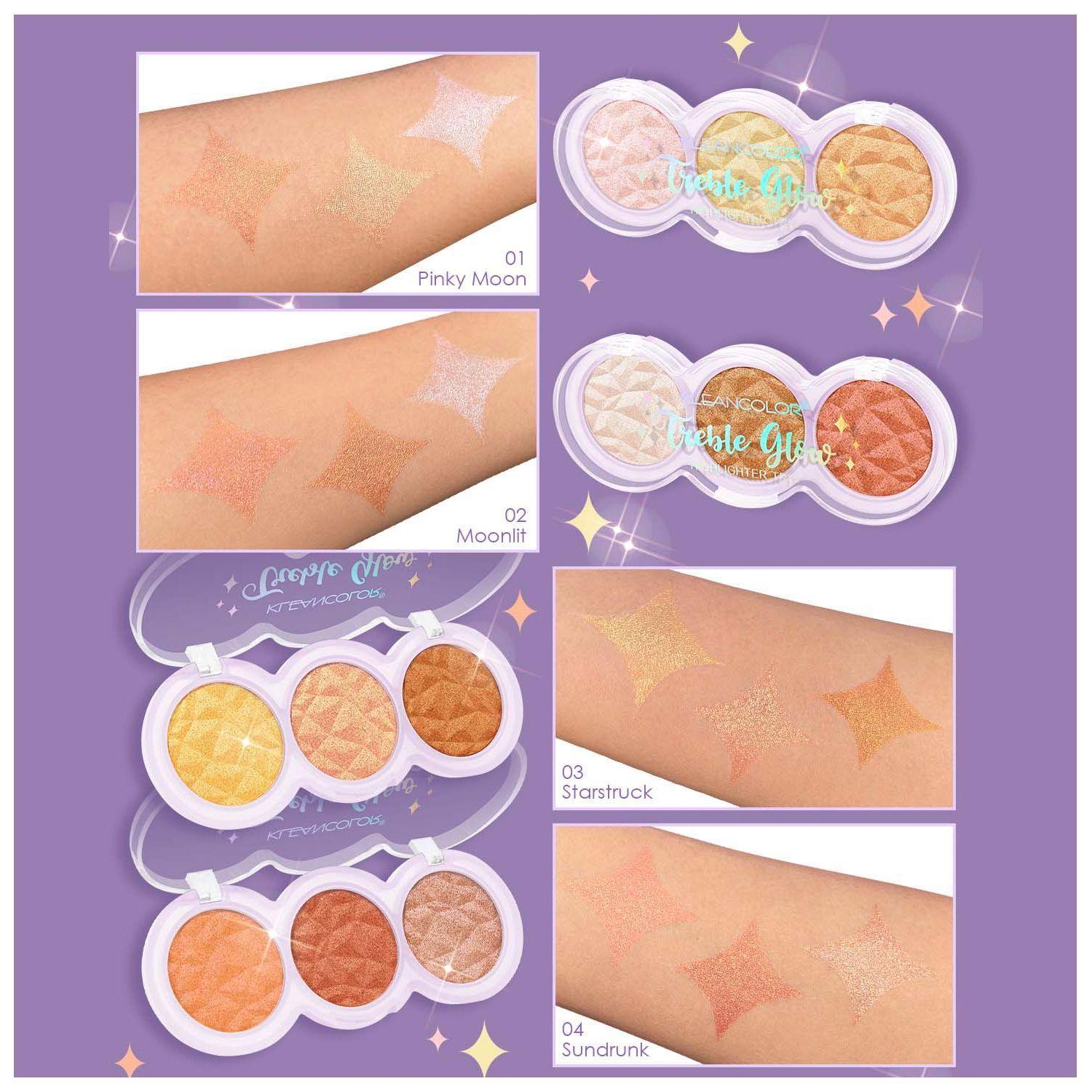 Paleta Trío de Iluminador "Treble Glow" Starstruck KleanColor-2
