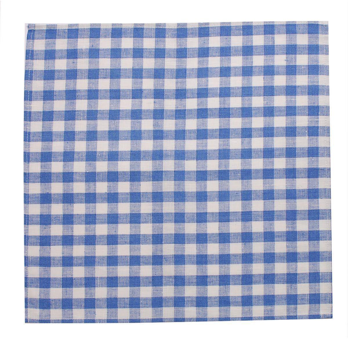 Set 4 Individuales 45x45 cm de Lino "Viva Italia"-1