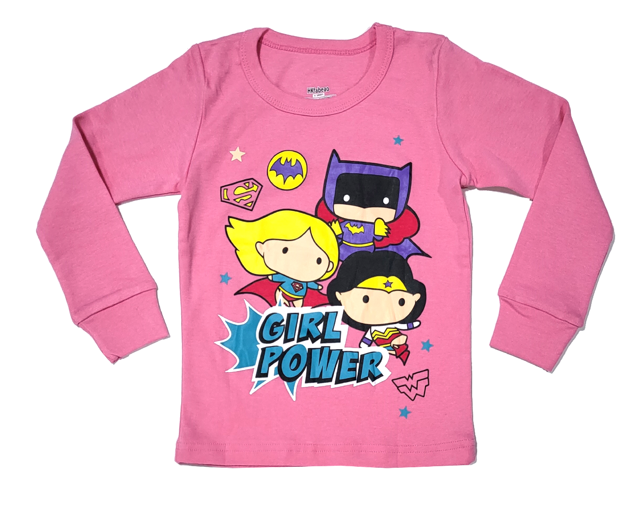 Pijama algodón niña super heroínas-1