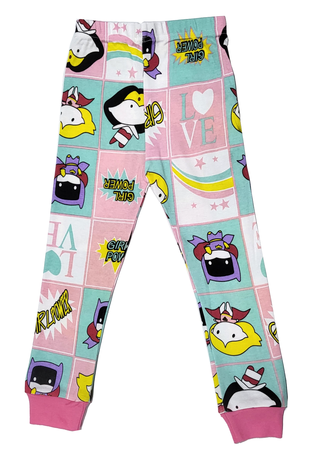 Pijama algodón niña super heroínas-2