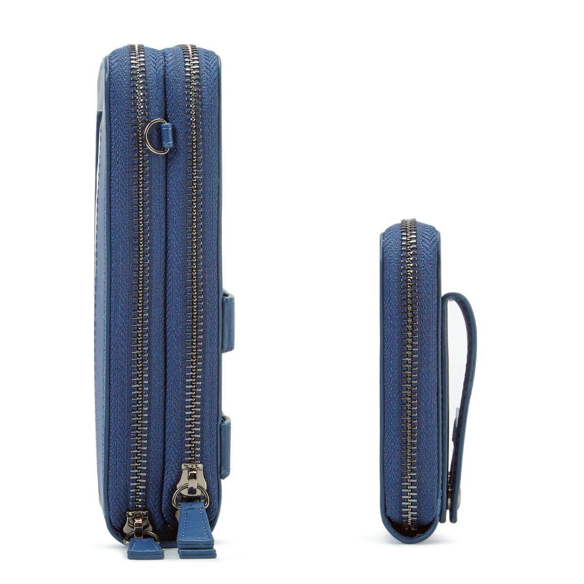 Ecosusi Bandolera Para Celular Con Cartera Desmontable - Azul-2