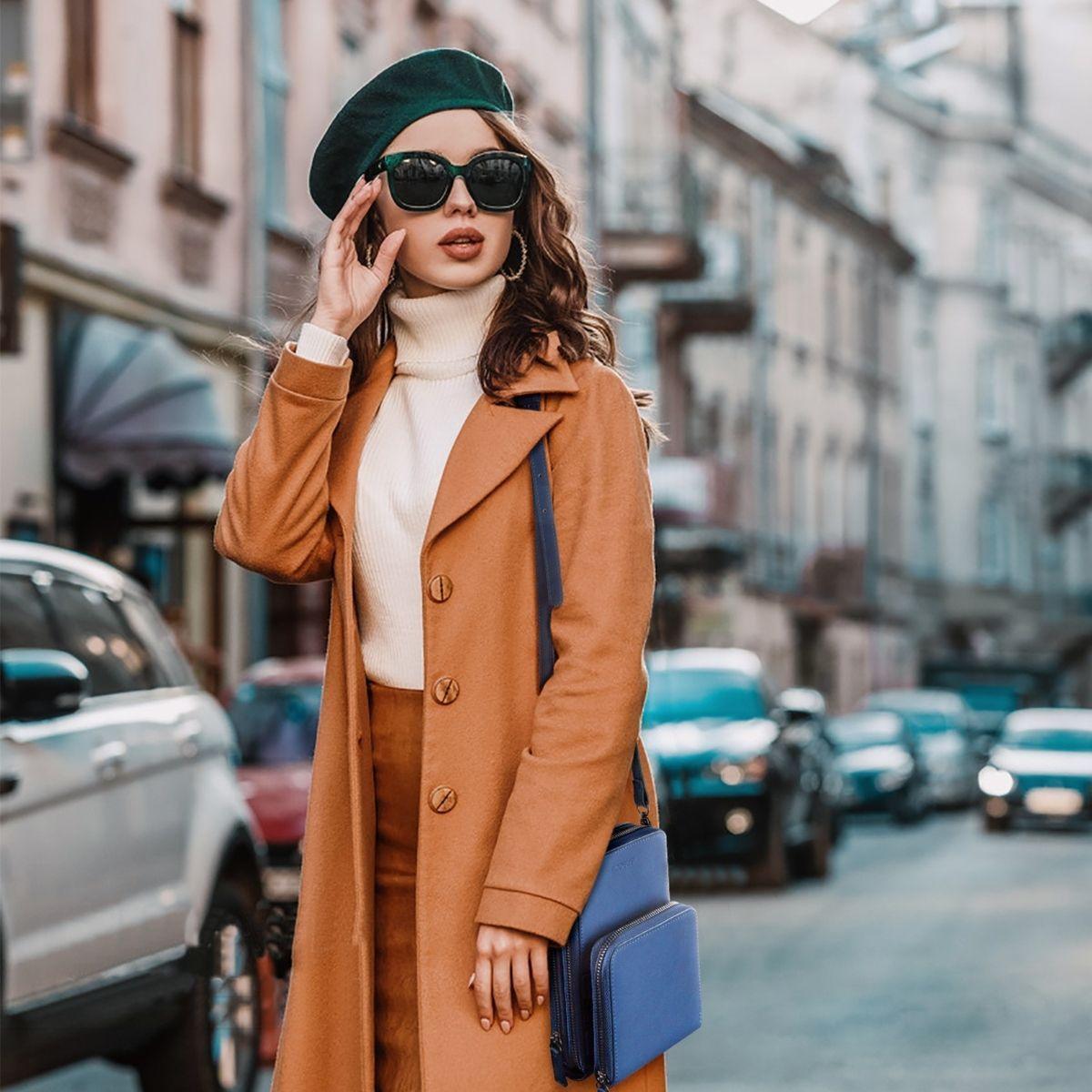 Ecosusi Bandolera Para Celular Con Cartera Desmontable - Azul-6