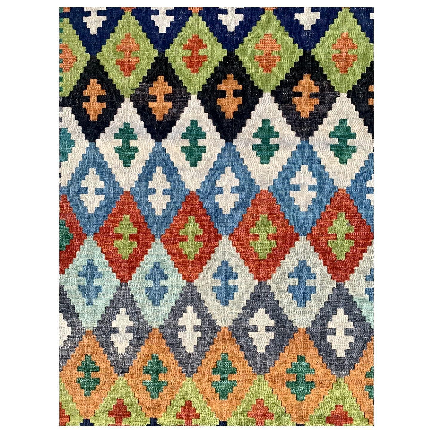 Alfombras Kilim Vegi 204 x 290 cm - Hecha a Mano-2