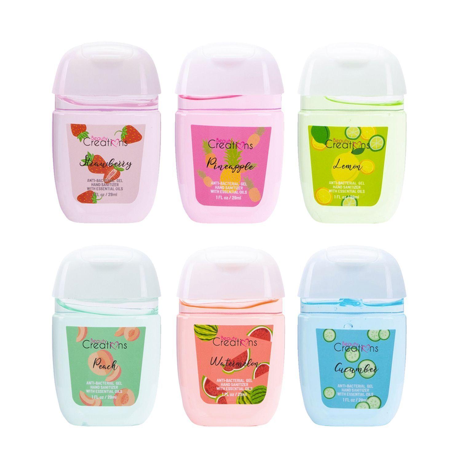 Pack de 6 Alcohol Gel Antibacterial de Bolsillo Beauty Creations-0