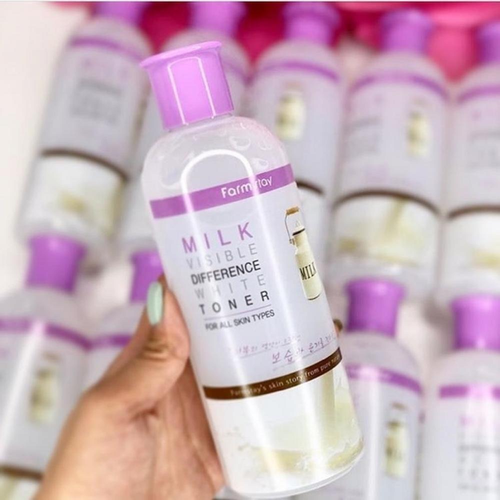 Tónico Aclarante y Nutritivo de Leche Cosmética Coreana 350ml-2