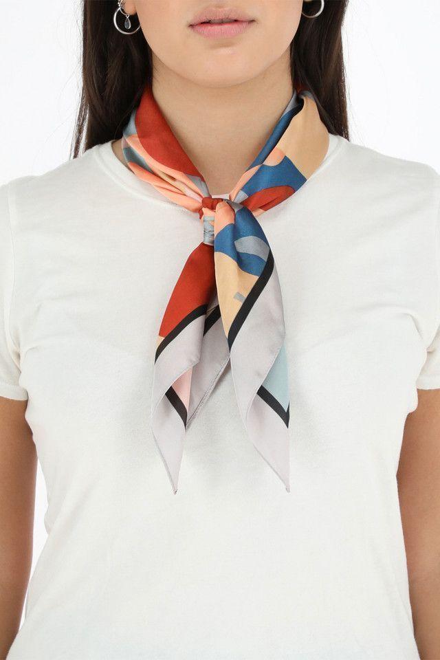 Pañuelo Bandana Gris Y Azul Beachcomber Nature Humana-2