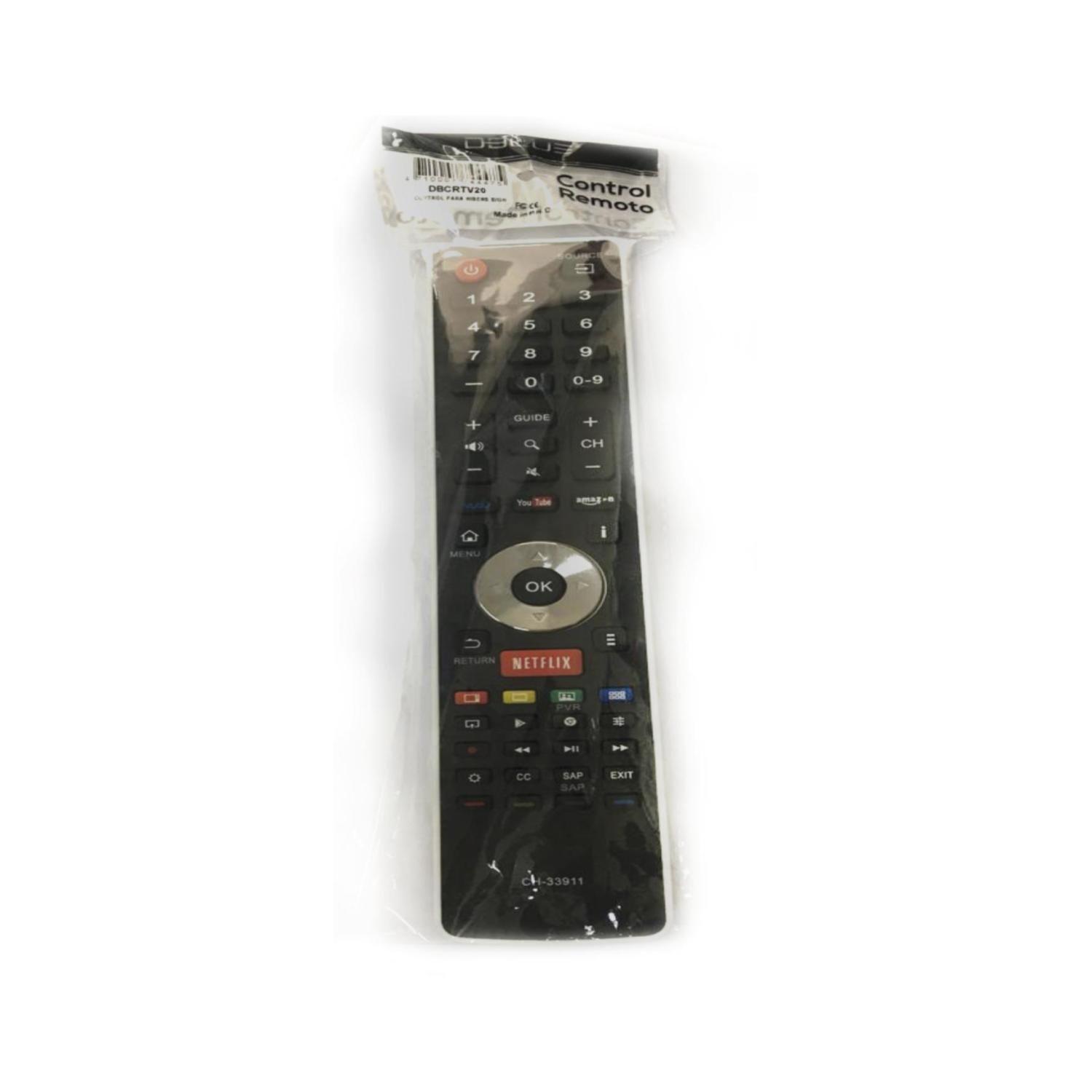 Control Remoto Smart TV Universal Hisense-3