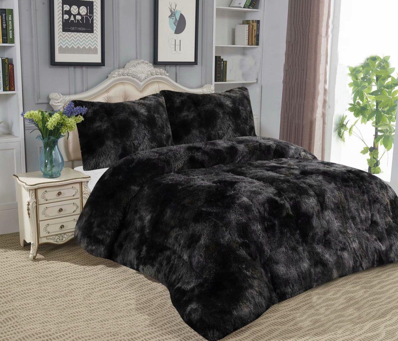 Cobertor Chiporro Cubrecamas 2P Negrojaspeado-0