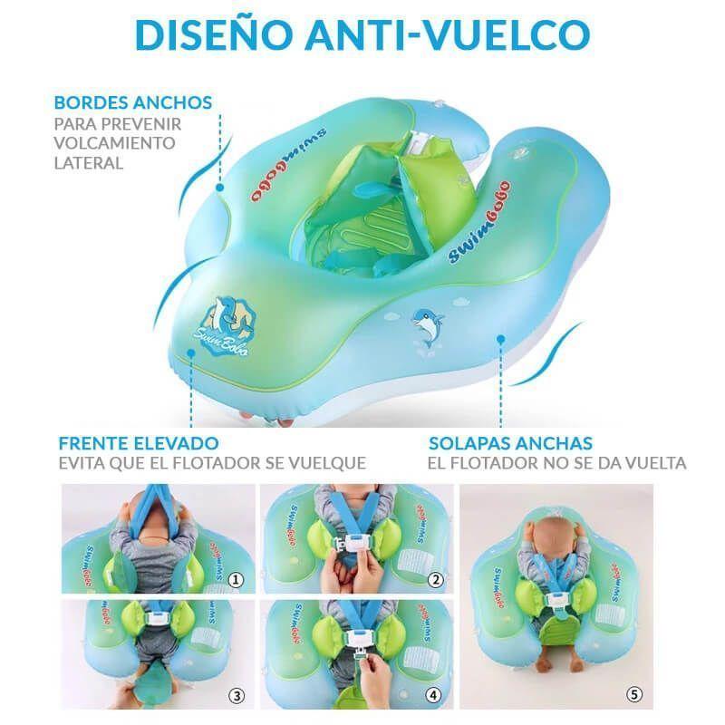 Flotador para bebé con filtro UV - Talla L 6 meses a 2 años aprox.-6