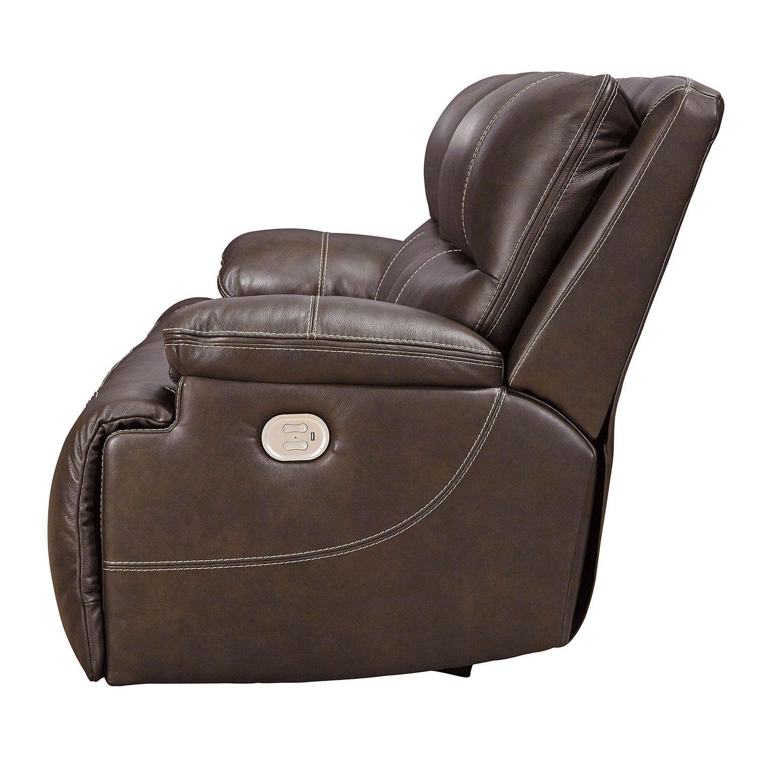 Sofá cuero reclinable 2 cuerpos Ricmen con USB-4