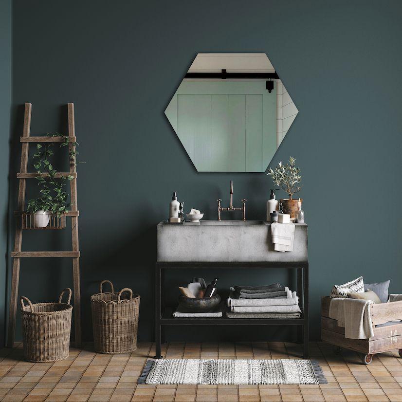Espejo Belga hexagonal con bastidor 50x57 cm - Place-3
