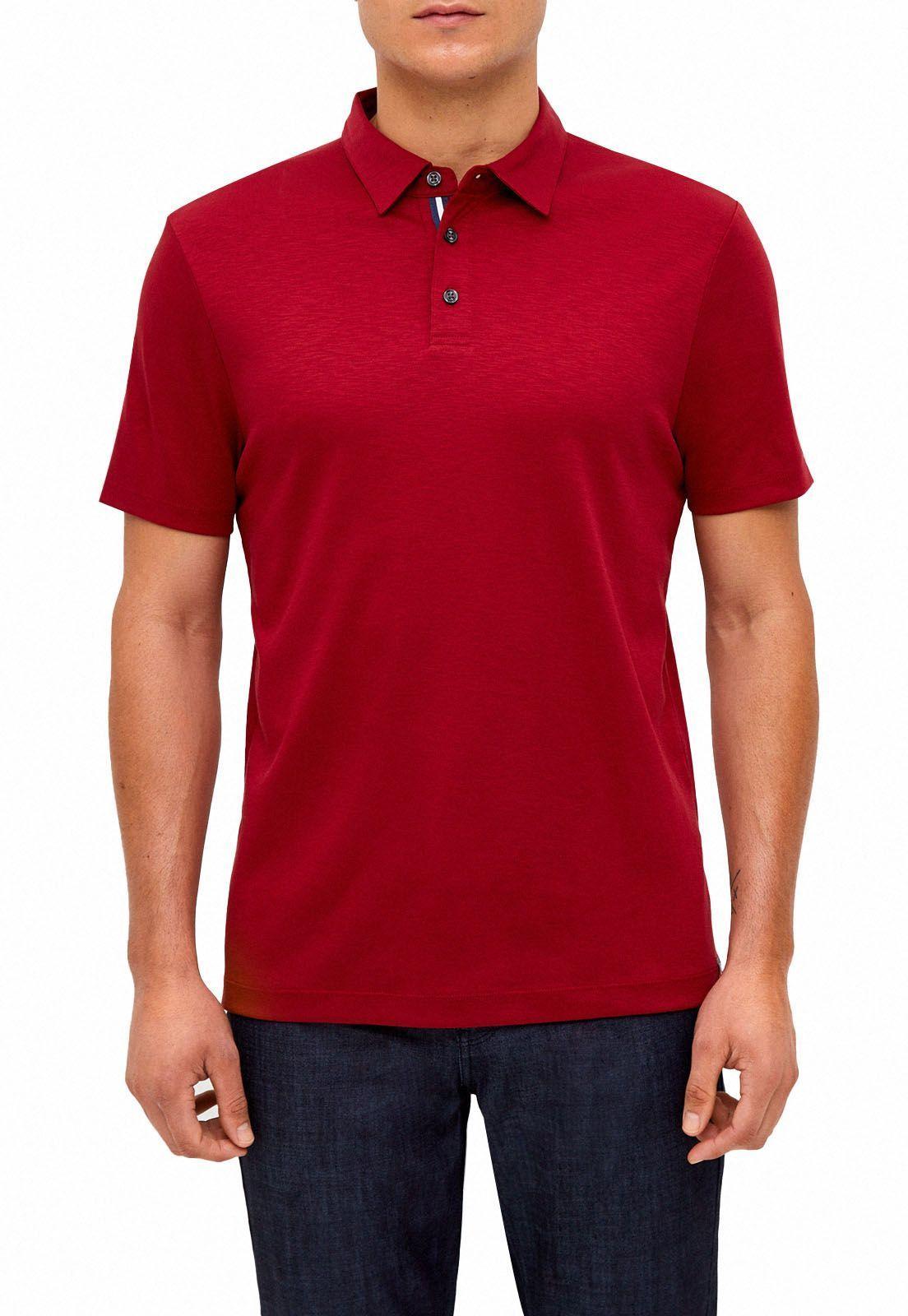 Polo lisa ultra soft berry-0