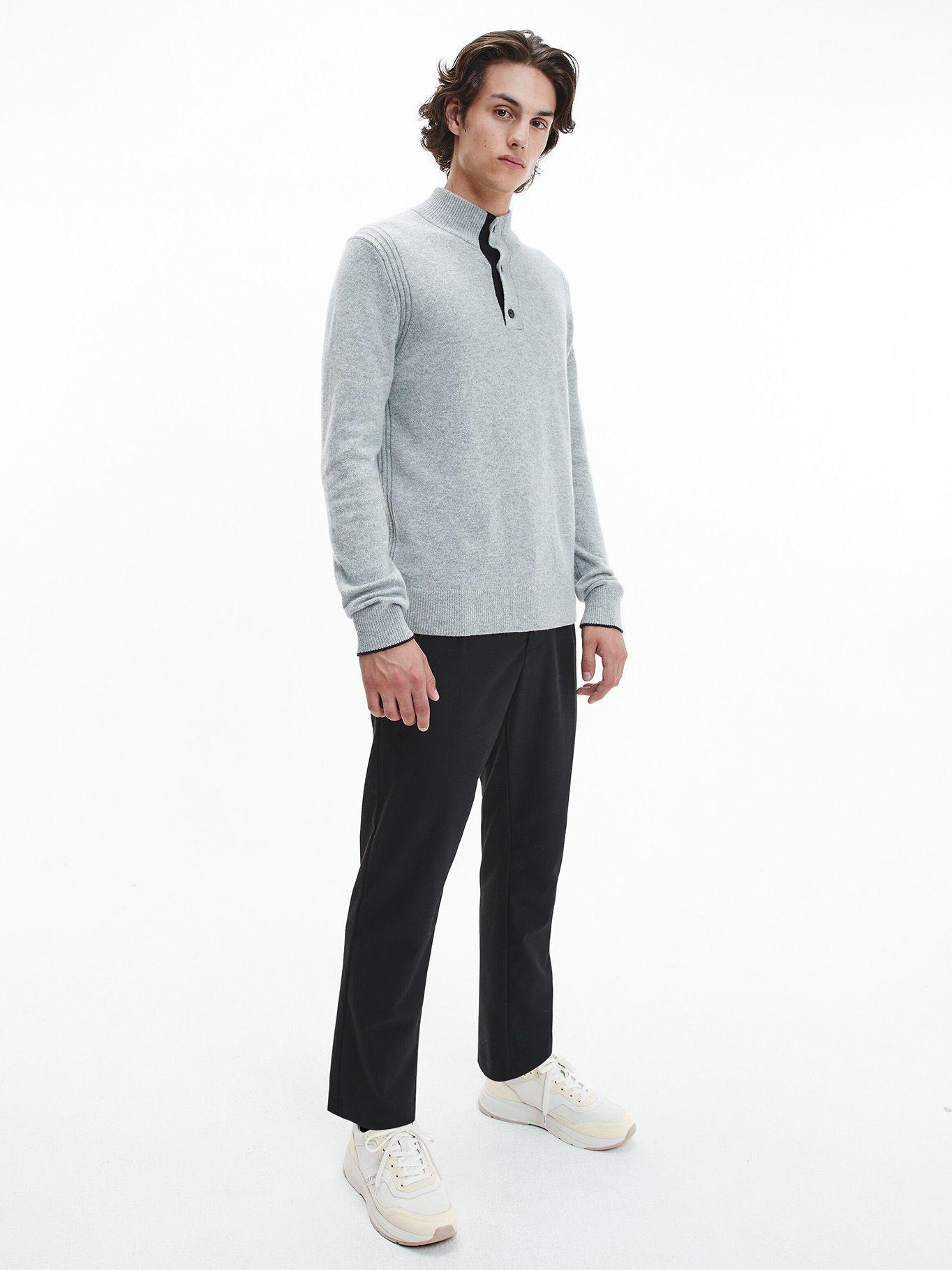 Zapatilla Urbana Lace Up Mix Blanco Calvin Klein-6