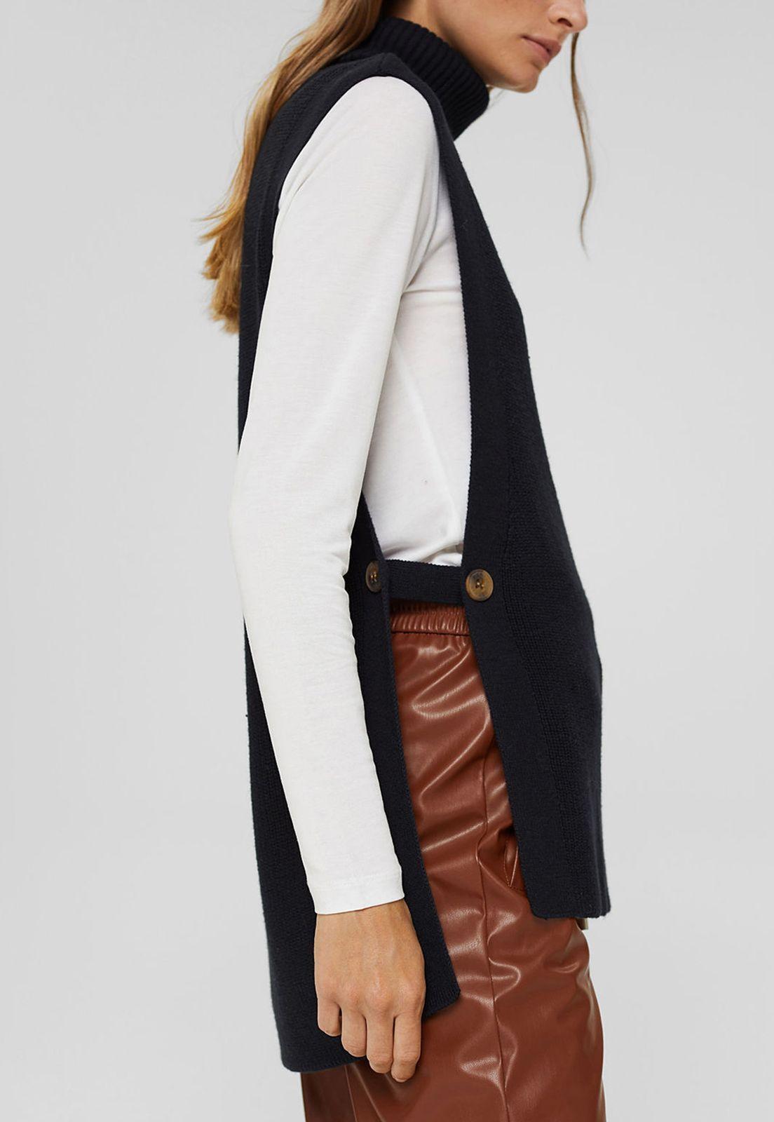 Sweater De Punto Acanalado Esprit-2