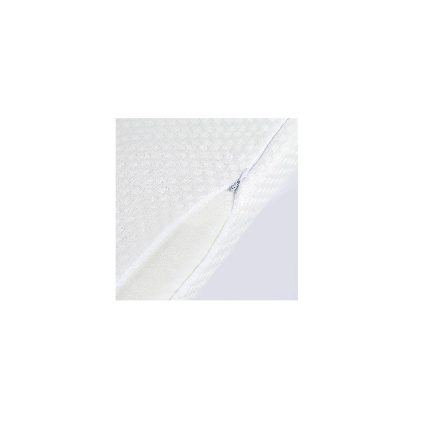 Almohada Viscoelastica Ergonómica Hipoalergénica 62cm-2