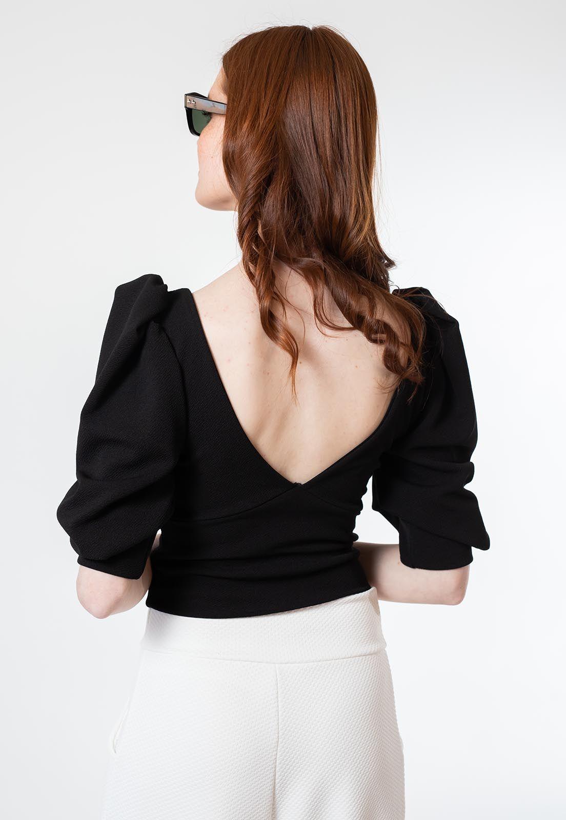 Polera Margaret Negro -2