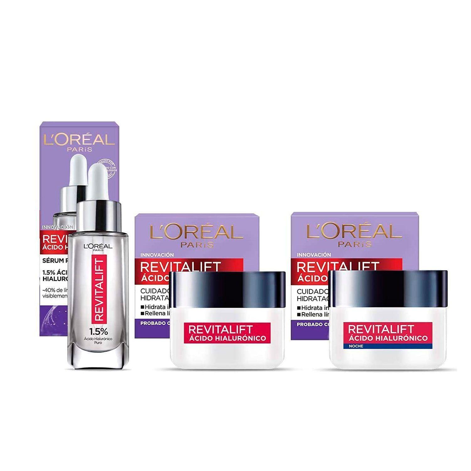 Pack Crema Día + Crema Noche + Revitalift Ácido Hialurónico-4