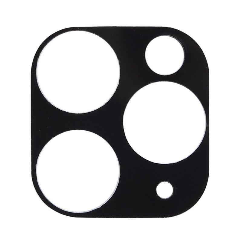 Lámina Vidrio Templado Negro Para Cámara IPhone 11 Pro-1