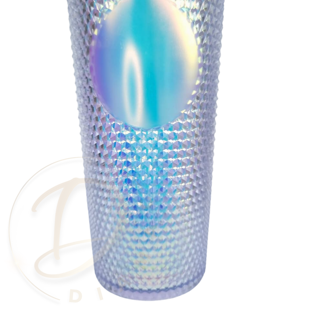 Vaso Mug Tublr Stud Botella Motivacional Vaso con Bombilla Blanco Brillante-2