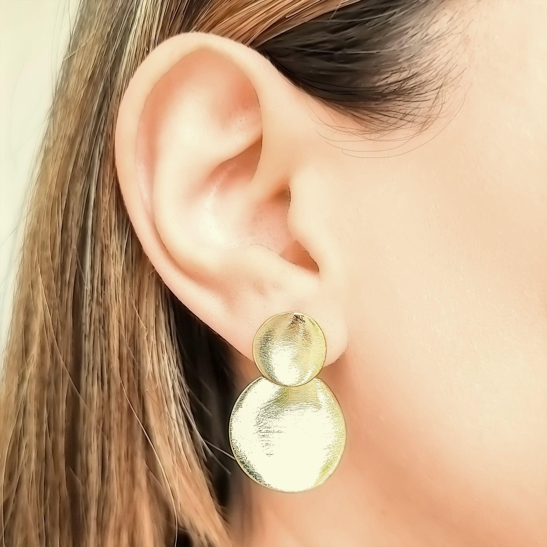 Aros Naim Enchapado Oro 18K-1