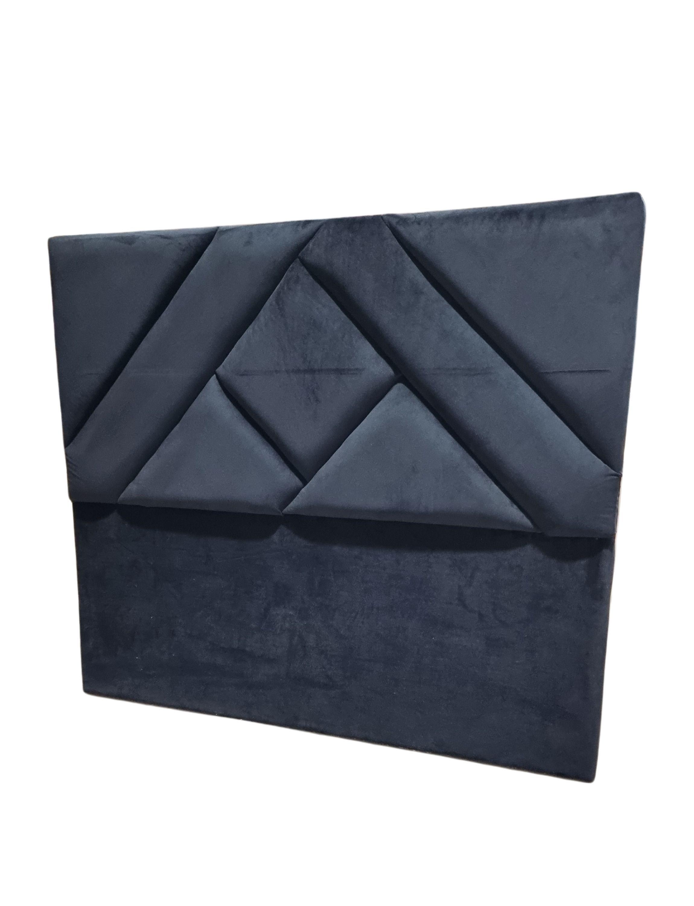 Respaldo 2P Negro Felpa Triangle a Piso-2