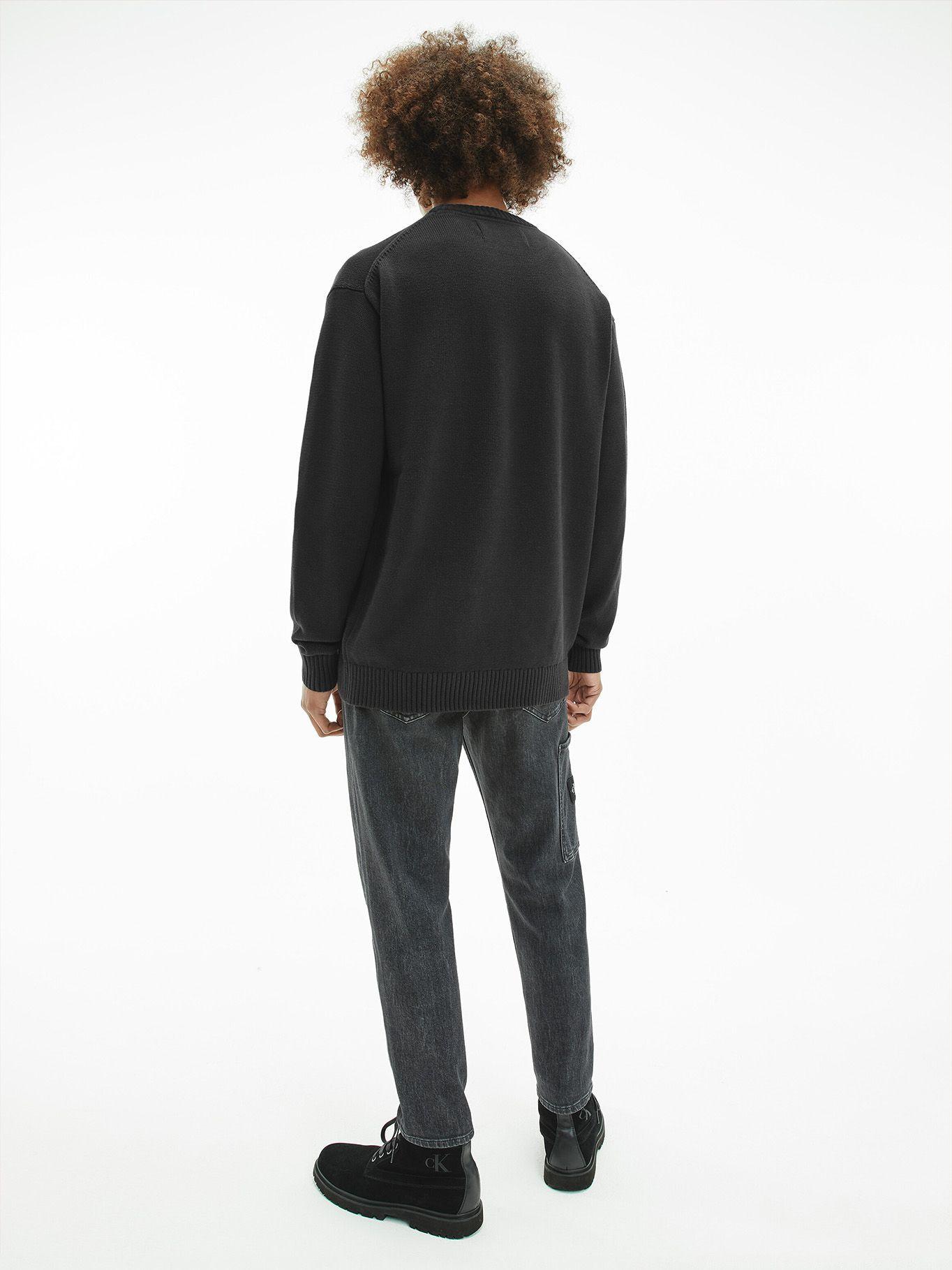 Suéter Embroidery Monogram Negro Calvin Klein-2