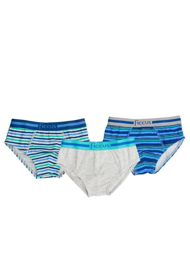 Pack Triple Briefs Kids Niño 640-0