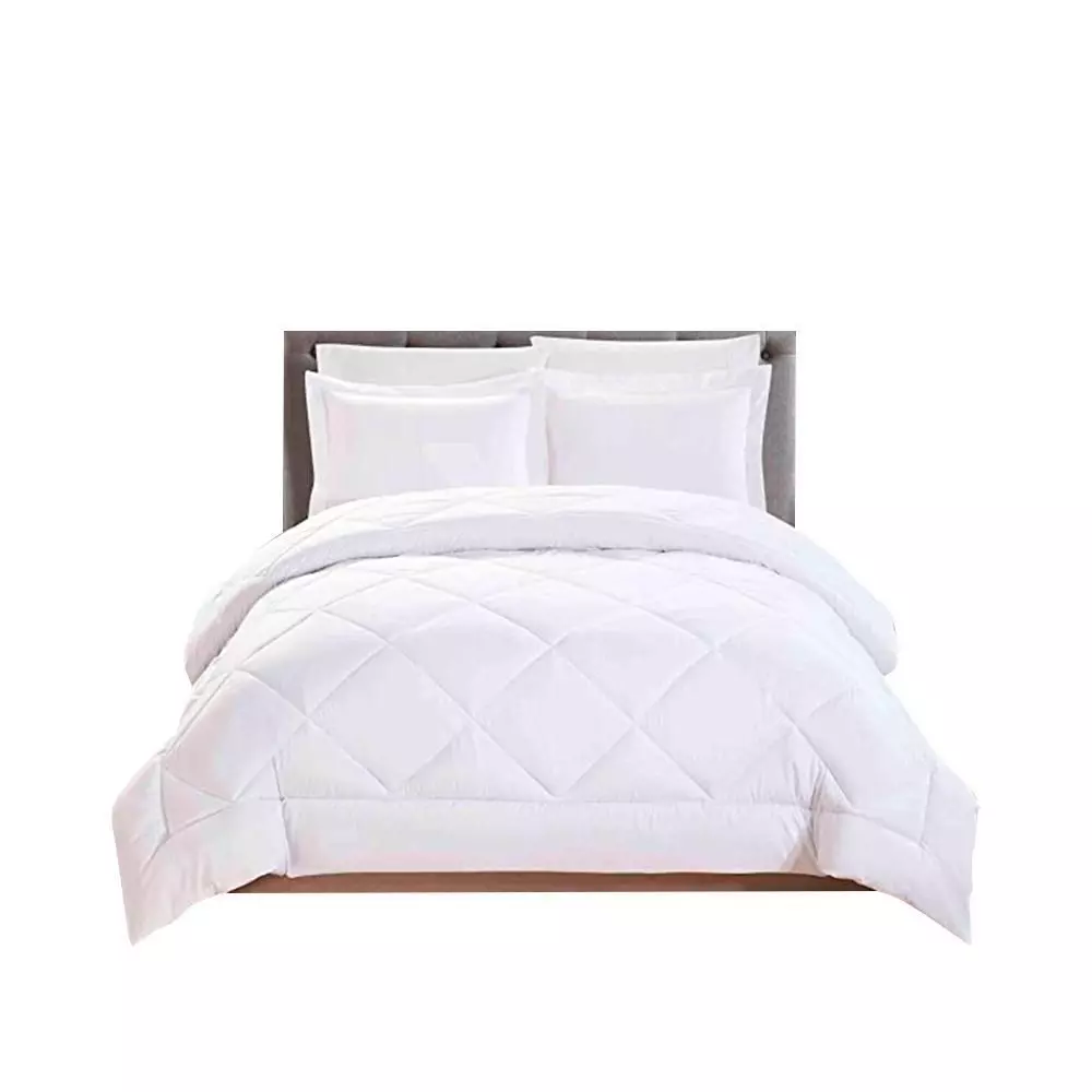 Plumon Edredon Nordico 1.5 Plaza Cama Premium Blanco-0