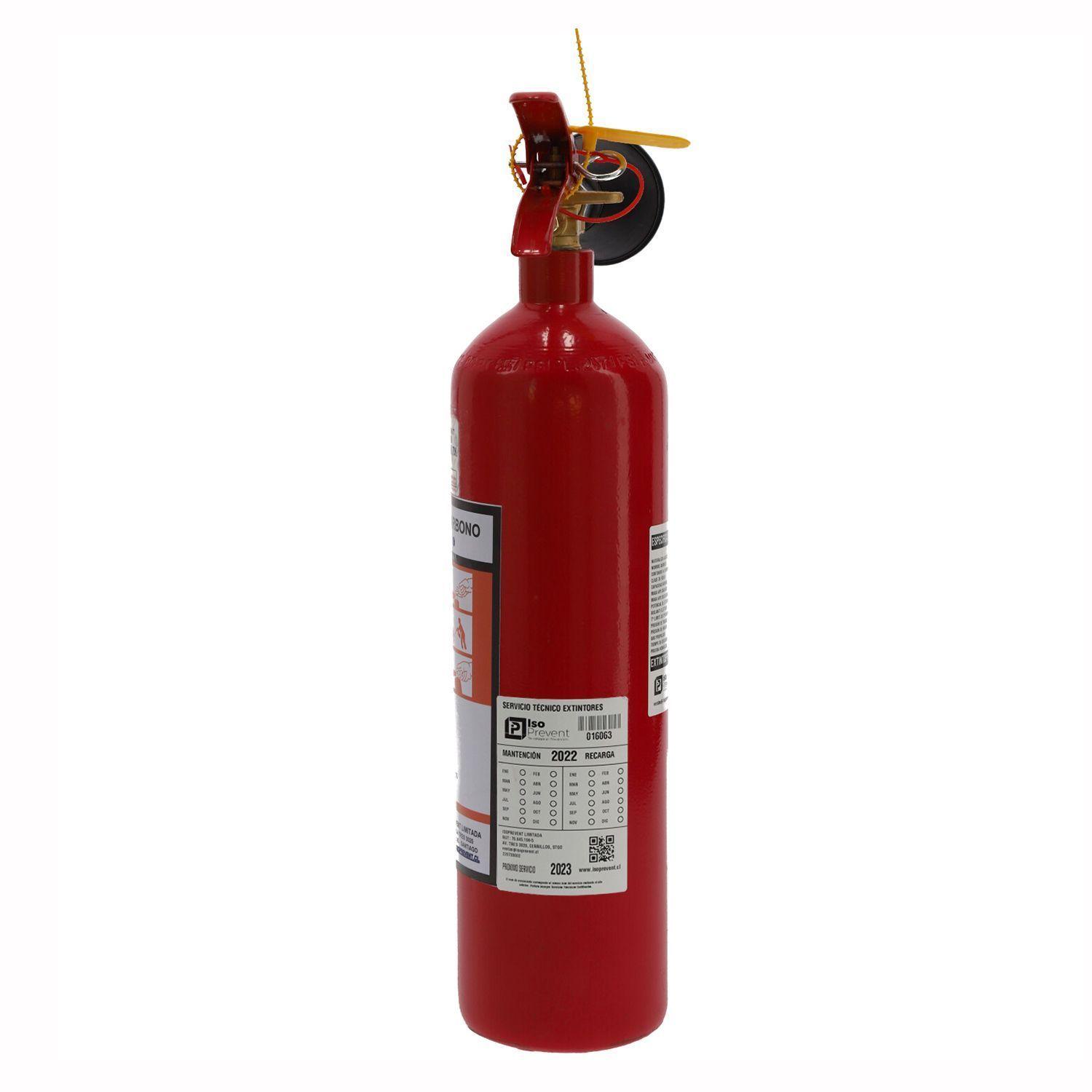 Extintor CO2 para fuegos BC 2 Kilos-2