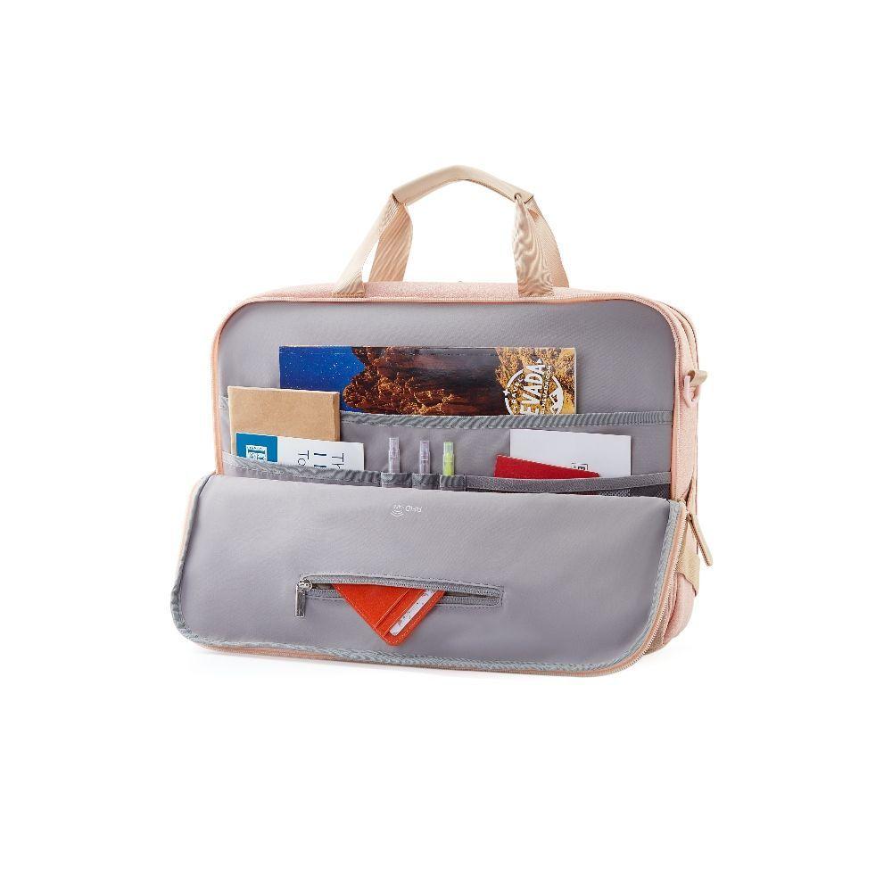 Bagsmart	Bagsmart Maletín Falco Notebook 15.6” - Rosado Claro-4