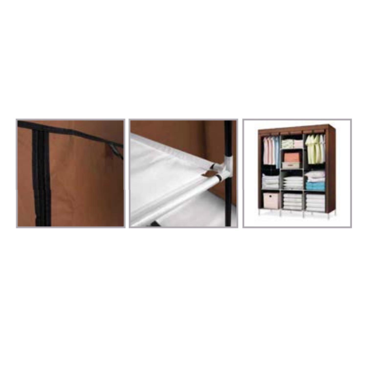 Closet Ropero de Tela Armable Portatil 105x45x175c-1
