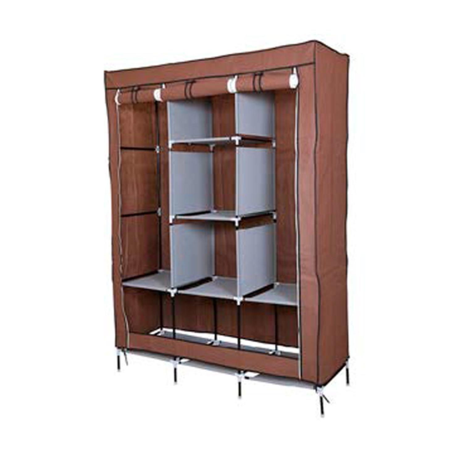 Closet Ropero de Tela Armable Portatil 105x45x175c-0