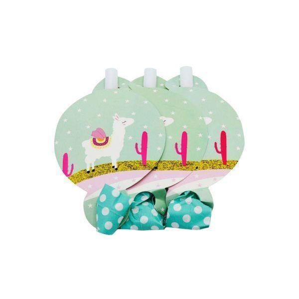 Matasuegras - Llama Verde - 6pcs-0