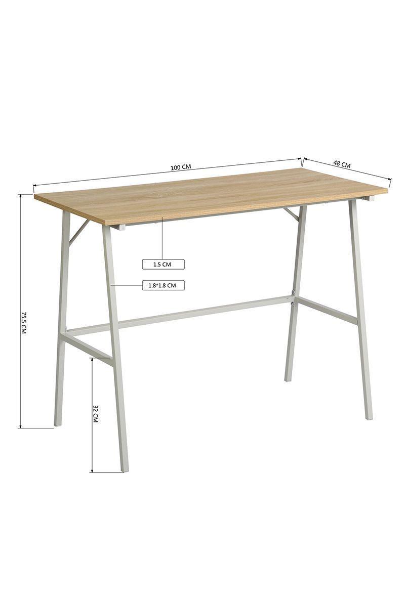 Escritorio Bassic 75,5x48x100 cm Beige-2