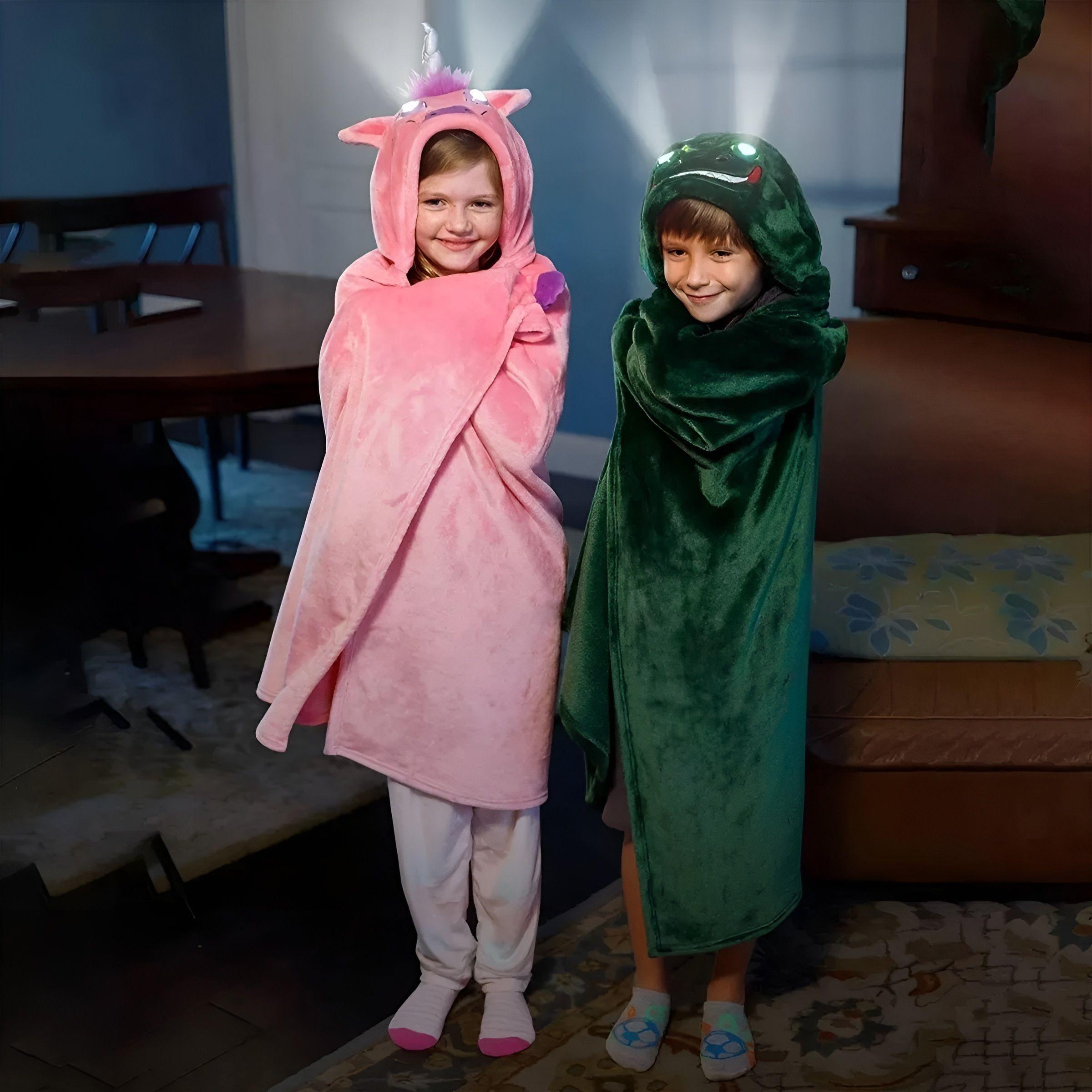 Manta Con Capucha Para Dormir Manta Para Niños -3