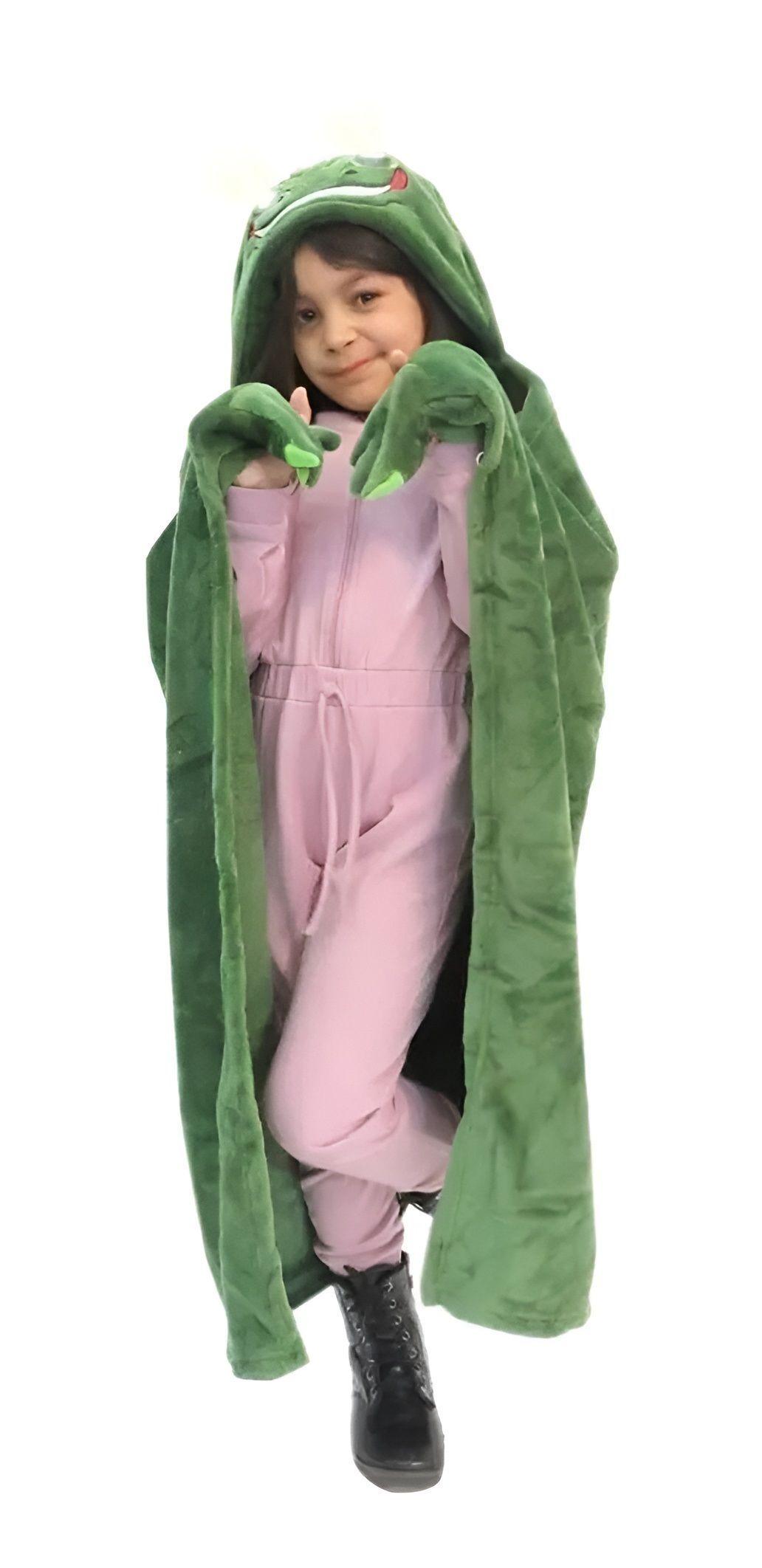 Manta Con Capucha Para Dormir Manta Para Niños -0