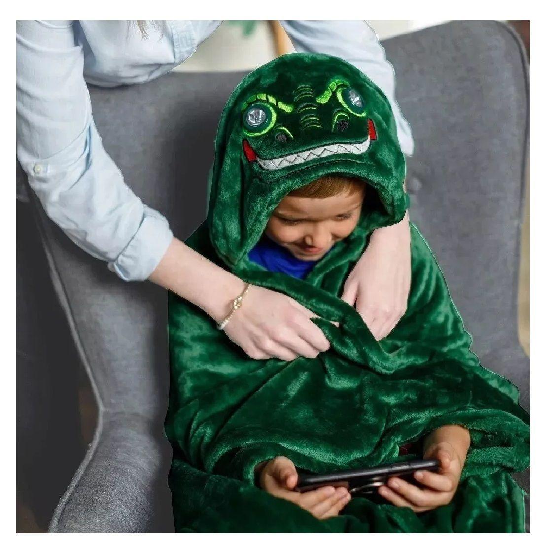 Manta Con Capucha Para Dormir Manta Para Niños -1