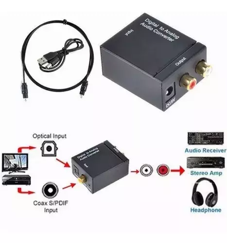 Convertidor Audio Digital Optico A Analogico-3