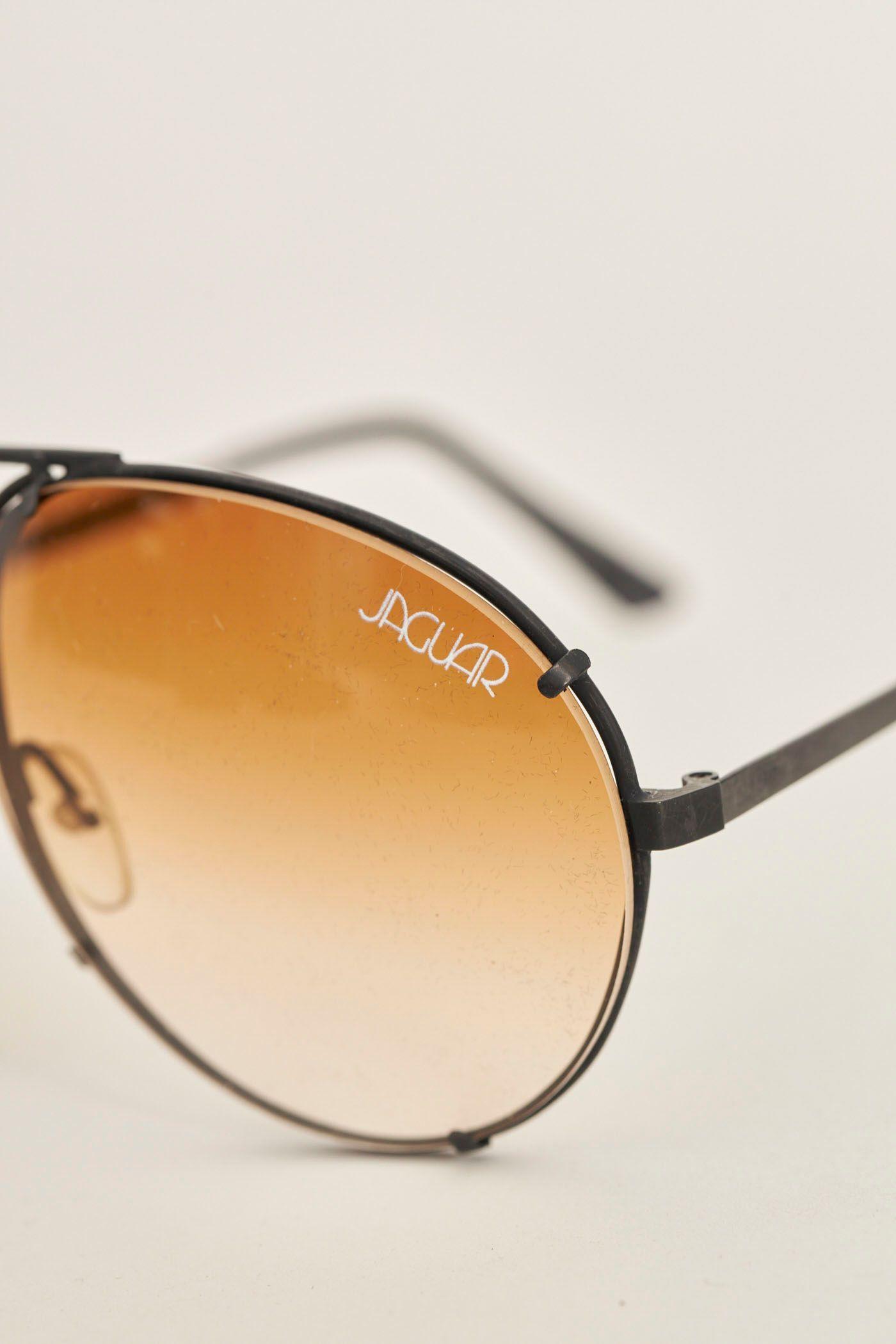 Lentes vintage reciclado camel jaguar talla M  -2