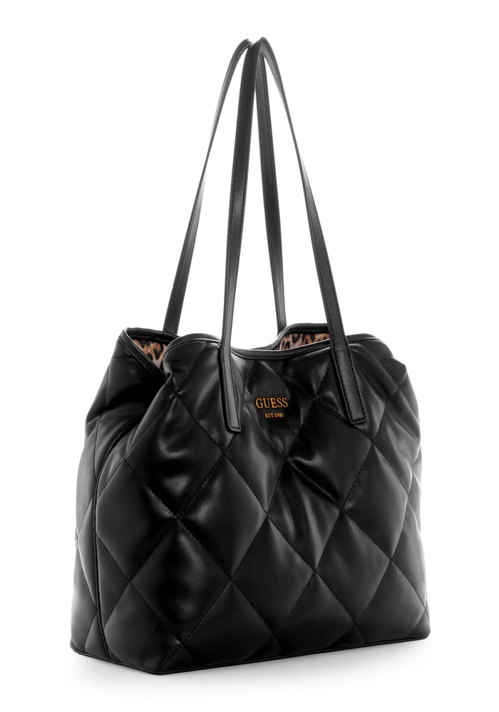 Cartera Vikky Tote Bla Negro Guess-4