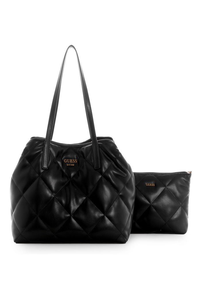 Cartera Vikky Tote Bla Negro Guess-0