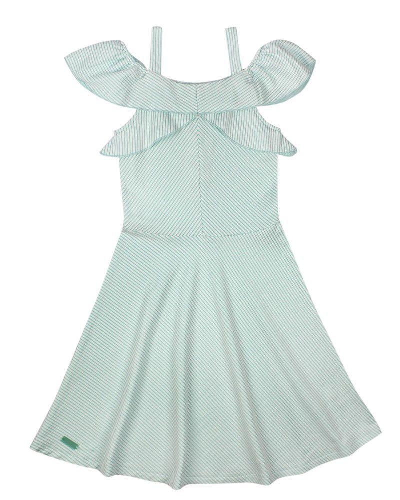 Vestido Jr Niña Listado Be Yourself Ficcus-0