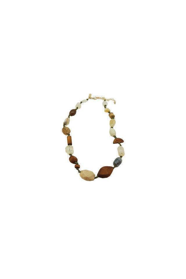 Collar Corto Beige Trigal Terra Humana-0
