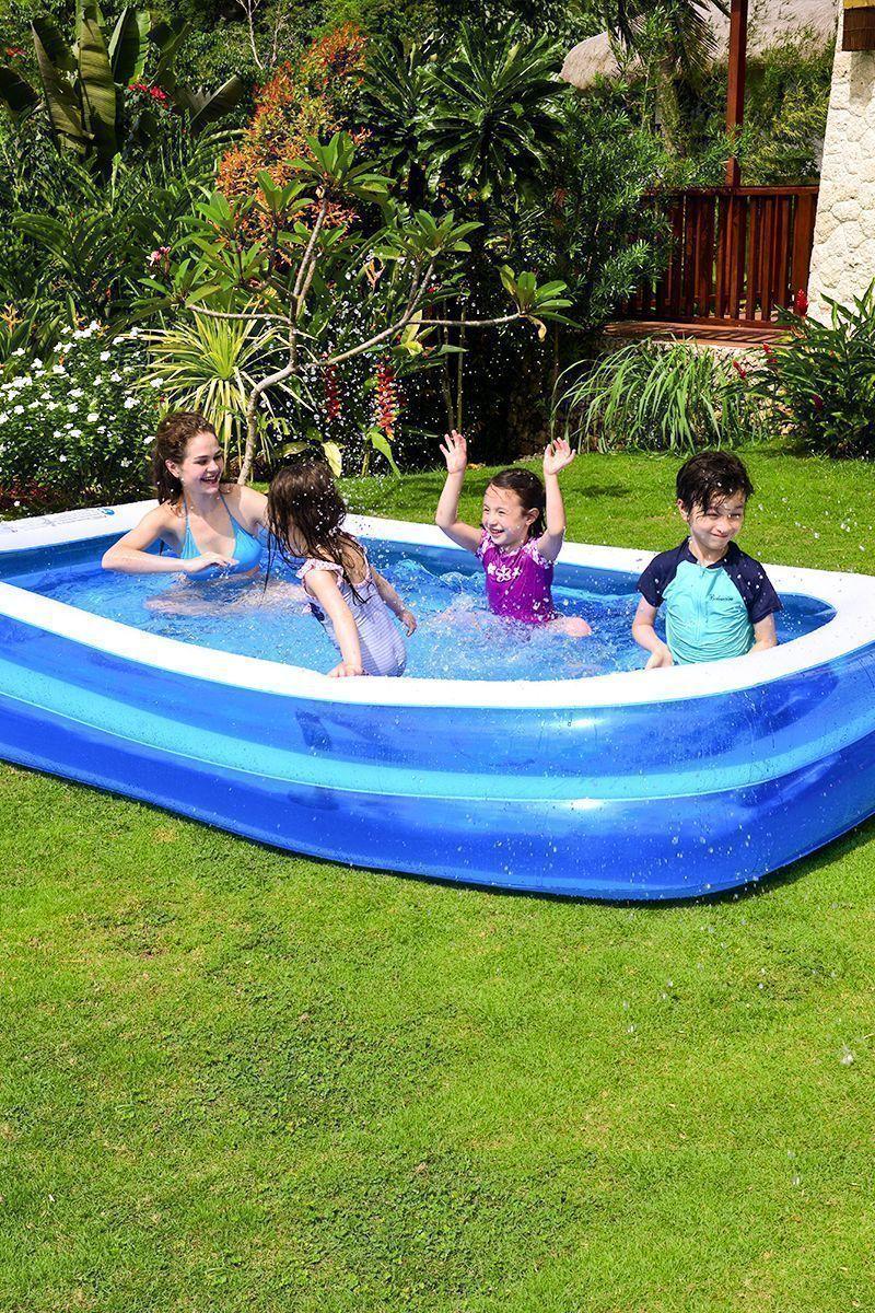 Piscina Rectangular Inflable 1.075L 50x183x305 cm-1