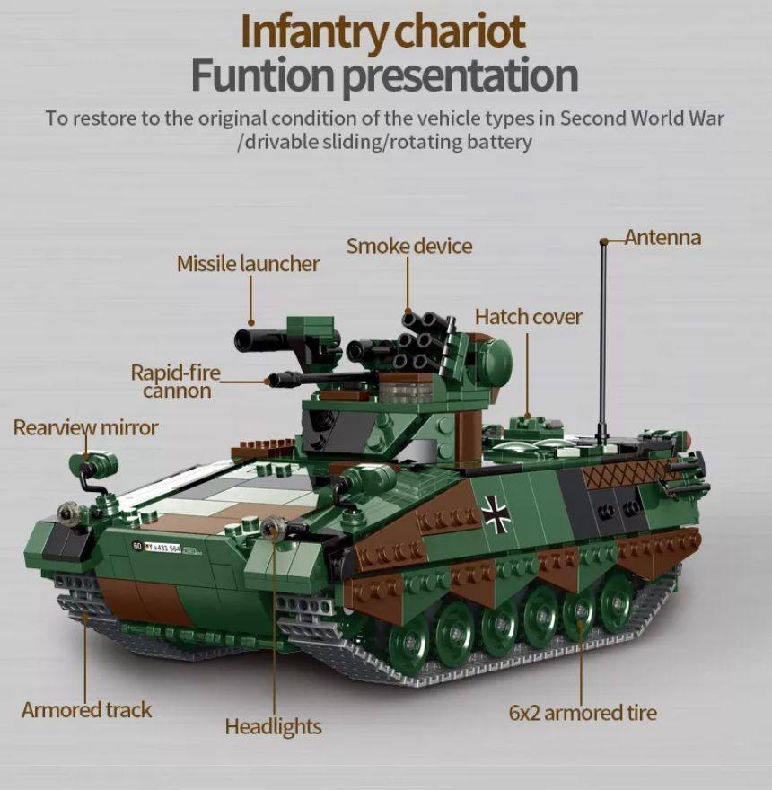 Blindado Tanque Marder 1A3 Ejercito de Chile-3
